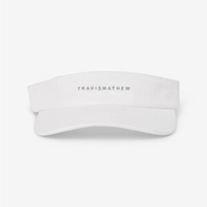 Travis Mathew White Adjustable Visor